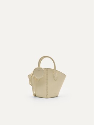 Beige Women's Pedro Bianca Handbag | YEKTVG-835