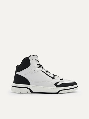 Black Men's Pedro Icon EOS High Top Sneakers | CROXBE-735