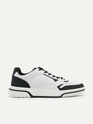 Black Men's Pedro Icon EOS Low Top Sneakers | LXZYNK-372