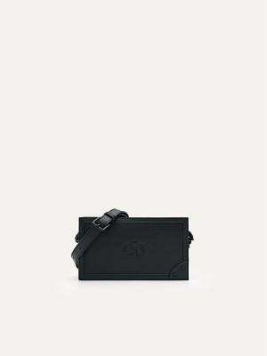 Black Men's Pedro Icon Sling Bag | WYMHPS-417