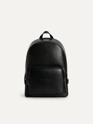 Black Men's Pedro Lucas Casual Backpacks | RVKTUN-375