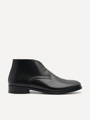 Black Men's Pedro Oscar Ankle Boots | BCFOZJ-193