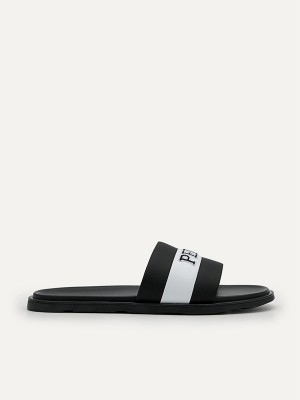 Black Men's Pedro Pascal Slides | HLVOYU-365