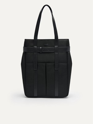 Black Men's Pedro Rainier Tote Bag | OLRGTE-760