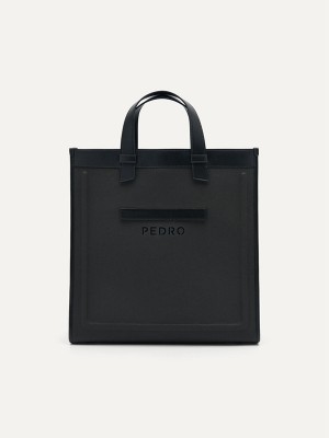 Black Men's Pedro Rory Tote Bag | HIWLVJ-706