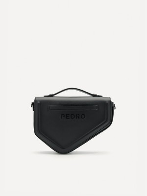 Black Men's Pedro Taper Sling Bag | JPSMIZ-283