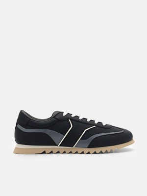 Black Men's Pedro Twist Sneakers | APURFD-746