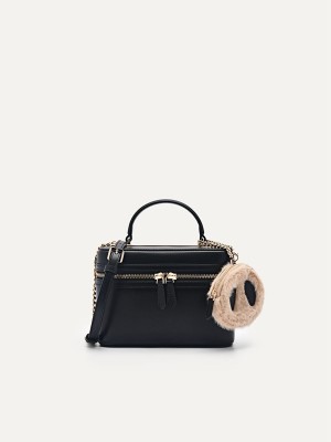 Black Women's Pedro Ari Boxy Shoulder Bags | FEPXYD-304