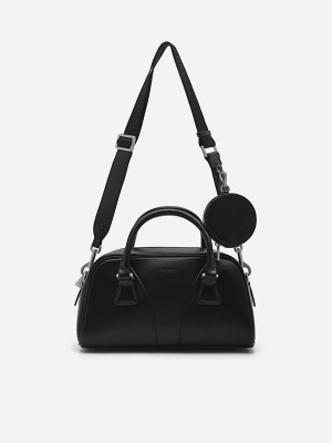 Black Women's Pedro Aryna Shoulder Bags | WTZUCD-358