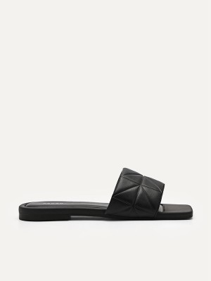 Black Women's Pedro Bianca Pixel Sandals | PULRVC-286