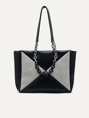 Black Women's Pedro Charlotte Tote Bag | UABRGL-948