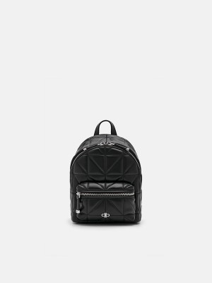 Black Women's Pedro Icon Mini in Pixel Backpacks | KPBNAI-273