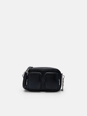 Black Women's Pedro Maggie Mini Shoulder Bags | LVFHMS-952