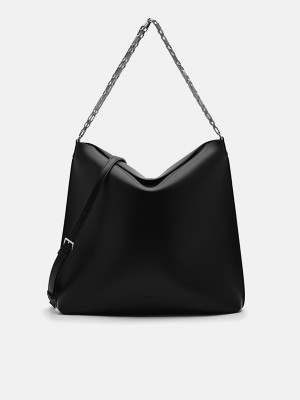 Black Women's Pedro Maggie Shoulder Bags | OHAYFS-476