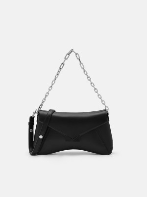 Black Women's Pedro Marion Shoulder Bags | PJYLKI-695