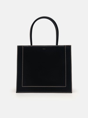 Black Women's Pedro Market Tote Bag | ZAEPDY-372