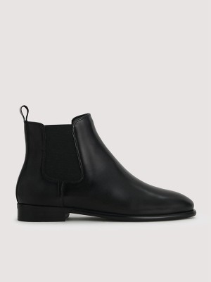 Black Women's Pedro Meg Leather Chelsea Boots | GTWRMS-910