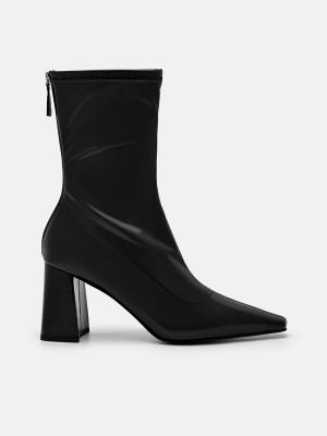 Black Women's Pedro Natasha Ankle Boots | SMFXVD-736