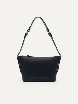 Black Women's Pedro Norah Shoulder Bags | QKAMHP-097