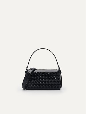 Black Women's Pedro Palma Woven Pouches | PQHOUE-215