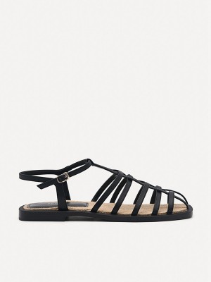 Black Women's Pedro Riata Sandals | RHKBCD-958