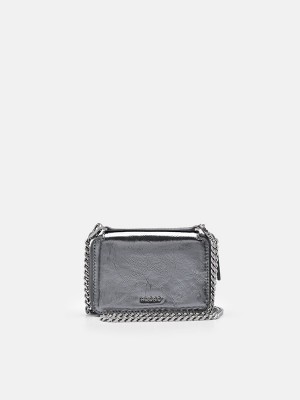 Blue Grey Women's Pedro Chain Leather Wallet | BMZXKY-586