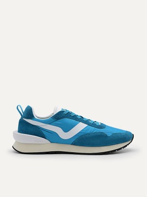 Blue Men's Pedro Swift Sneakers | EPXLQD-917