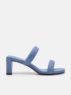 Blue Women's Pedro Aster Heels Sandals | RUOBHW-640