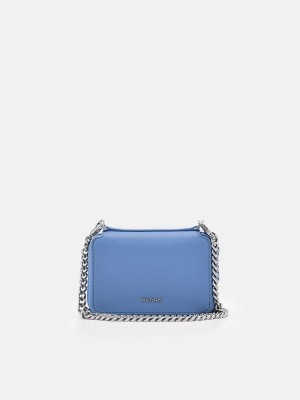 Blue Women's Pedro Chain Leather Wallet | TAPGZN-512