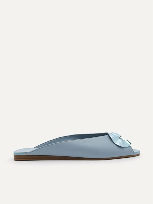 Blue Women's Pedro Iris Flat Sandals | SJYZMU-618