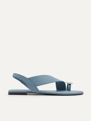 Blue Women's Pedro Toe Loop Sandals | FEXWKM-749