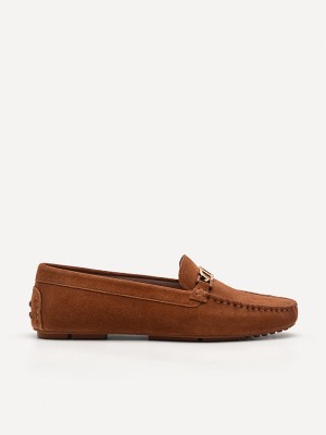 Brown Women's Pedro Icon Flats | BAUPVZ-157