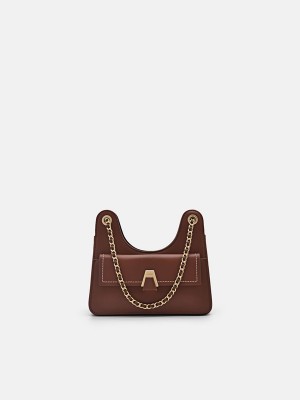 Brown Women's Pedro Porto Shoulder Bags | WMFAVP-014