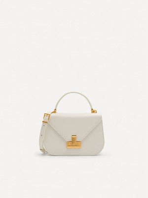 Cream Women's Pedro Studio Abbey Leather Handbag | AVWQLY-729