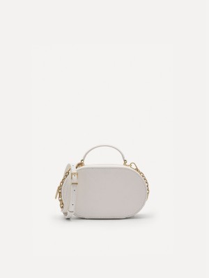 Cream Women's Pedro Studio Cara Leather Mini in Pixel Shoulder Bags | ZXDQNY-472