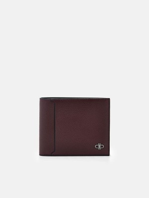 Dark Brown Men's Pedro Icon Leather with Insert Bifold Wallet | DUXOWJ-920