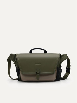 Green Men's Pedro Owen Messenger Bags | TXMJWI-348