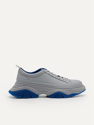 Grey Men's Pedro Hybrix Sneakers | SHUNLE-751