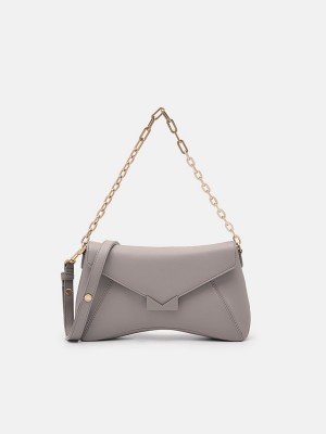 Grey Women's Pedro Marion Shoulder Bags | MHJTPX-703