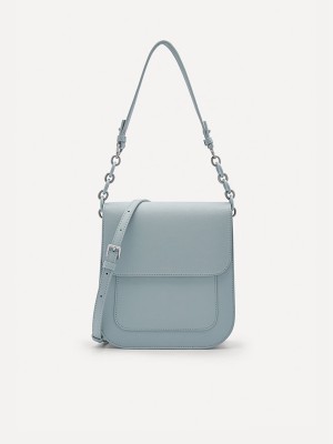 Light Blue Women's Pedro Sydney Shoulder Bags | NMIXSO-492