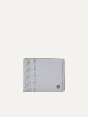 Light Grey Men's Pedro Leather with Insert Bifold Wallet | ATYKLJ-271