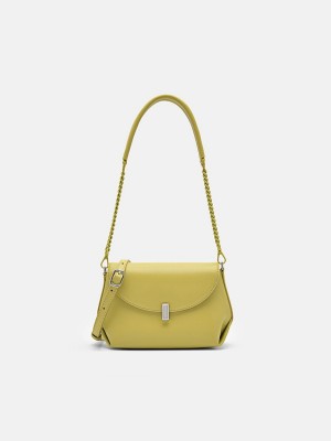 Light Yellow Women's Pedro Naomie Mini Shoulder Bags | JASXEI-568