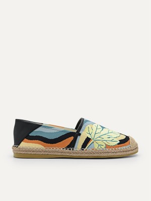 Multicolor Men's Pedro Cypress Denim Espadrilles | SEZGNC-508