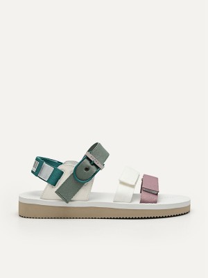 Multicolor Men's Pedro Nylon Strap Barcode Sports Sandals | PGLOUC-734