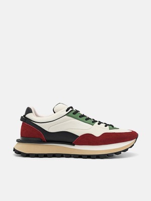 Multicolor Men's Pedro Stream Suede Sneakers | ZBDALJ-286