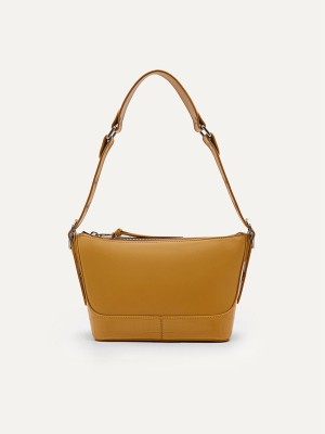 Mustard Women's Pedro Norah Shoulder Bags | KYGNQB-028