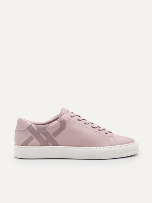 Pink Women's Pedro Icon Court Sneakers | HRDWFT-271