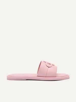 Pink Women's Pedro Icon Leather Sandals | ZKTVGO-601