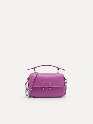 Purple Women's Pedro Maisie Mini Shoulder Bags | TGBXSF-426