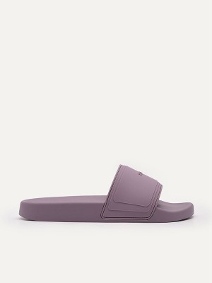 Purple Women's Pedro Rubber Sandals | FKGAWP-408